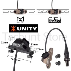 Linterna táctica Surefire M300/M600 con MLOK y interruptor Picatinny