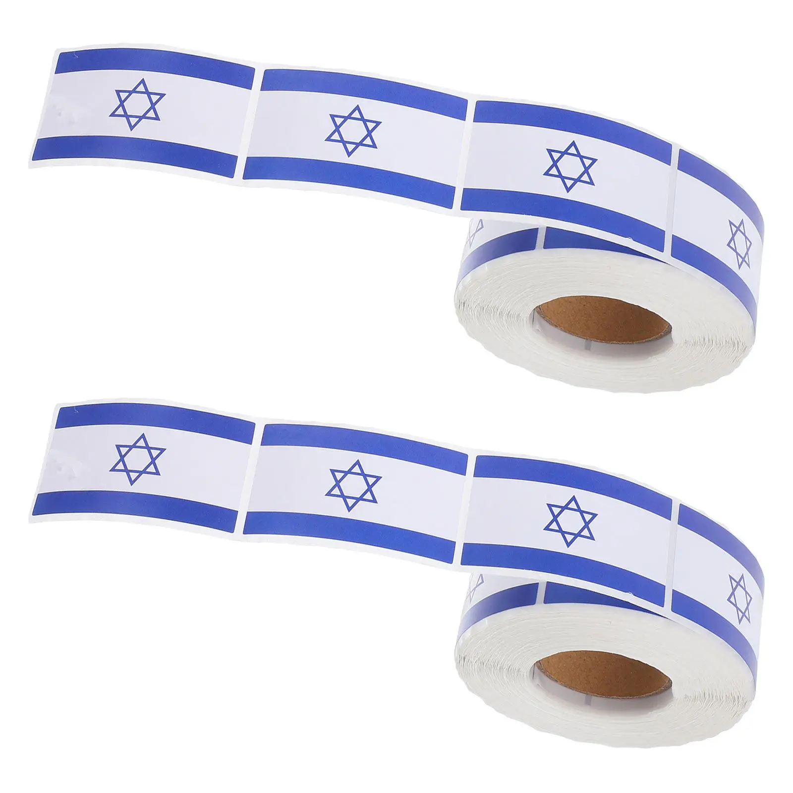 

2 Rolls Flag Planner Labels Car Stickers Adhesive Scrapbook Decals Blue DIY