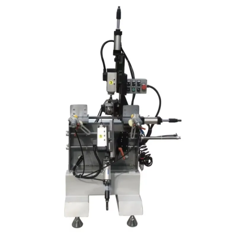 2025 Chinese Manufacturer's Hot Aluminum PVC Extrusion Window Water Slot Milling Machine New UPVC Drainage Gutter Motor PLC