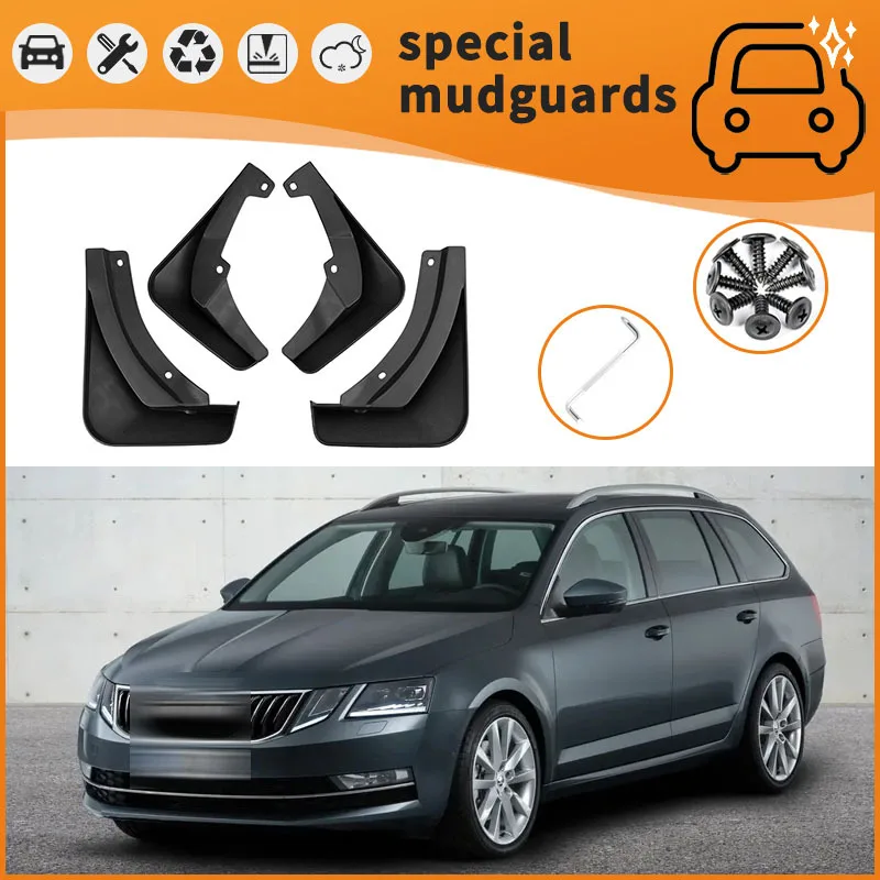 

For 14-22 Skoda Octavia Octavia Pro models Mudguards Fender Mudflaps Front Rear Flares Splash Guards Cover Car Accessorie