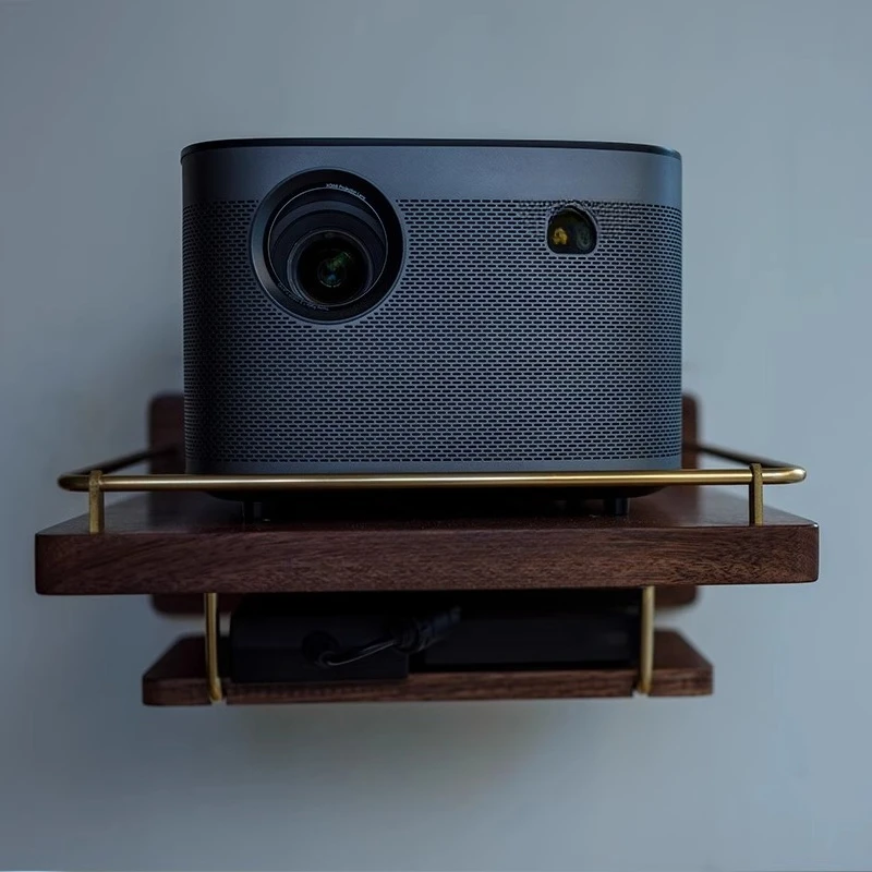 

Projector wall mount black walnut cherry wood nut