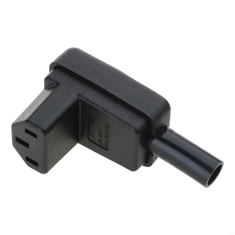 

103F 90 Degree Angled IEC 320 C13 Female Plug 10A 250V Power Cord Cable Connector