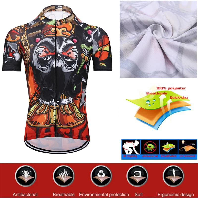 Moxilyn Cycling Jersey Sets Breathable Summer Short Sleeve Clothing Shirts With 20D Gel Padded Bib Shorts Riding Clothing Suit