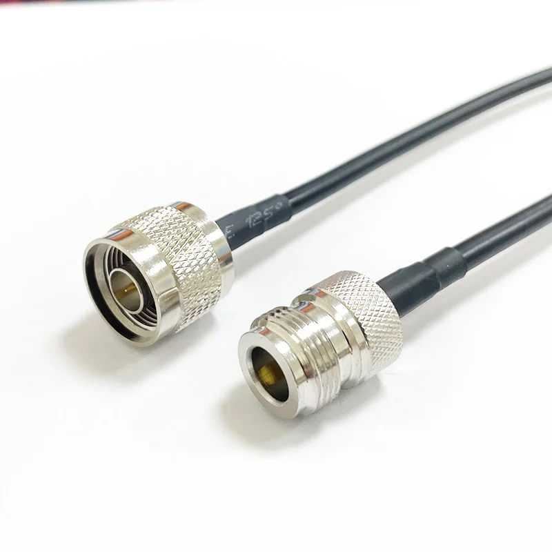 N Male Plug to N Female Cable, RG58 SMA Male to N Female Bulkhead Mount Cable