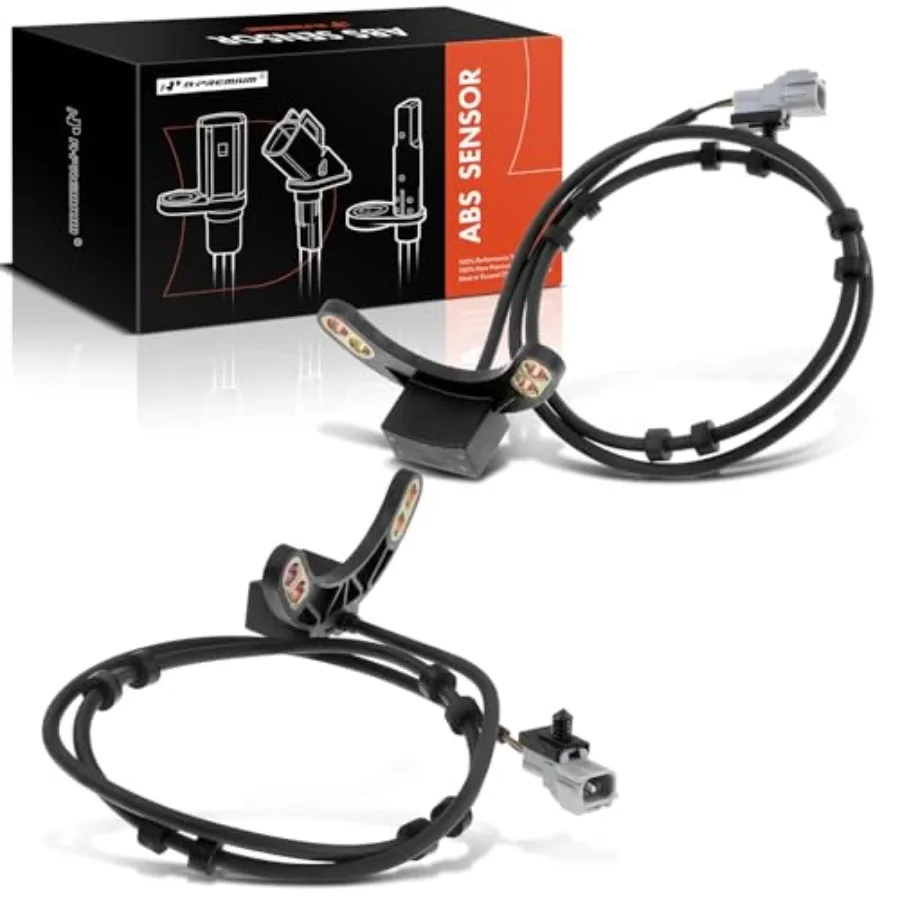 

ABS Wheel Speed Sensor Compatible with Dodge Models - Ram 1500/Ram 250 1996-1999 Ram 3500 1997-1999 RWD - Front Driver and Pass