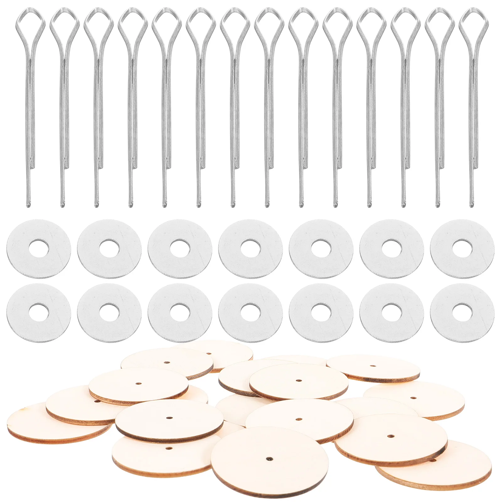 

20 Set Wooden Joint Accessories Customizing Supplies Toy Making Joints Accessory