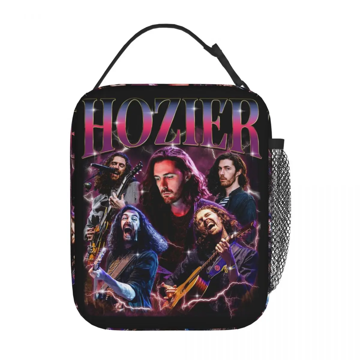 Hozier Funny Meme Lunch Bags Merch for Fan Hozier Merch HP Fan Gift Portable Food Bag Container Cooler Thermal Lunch Box