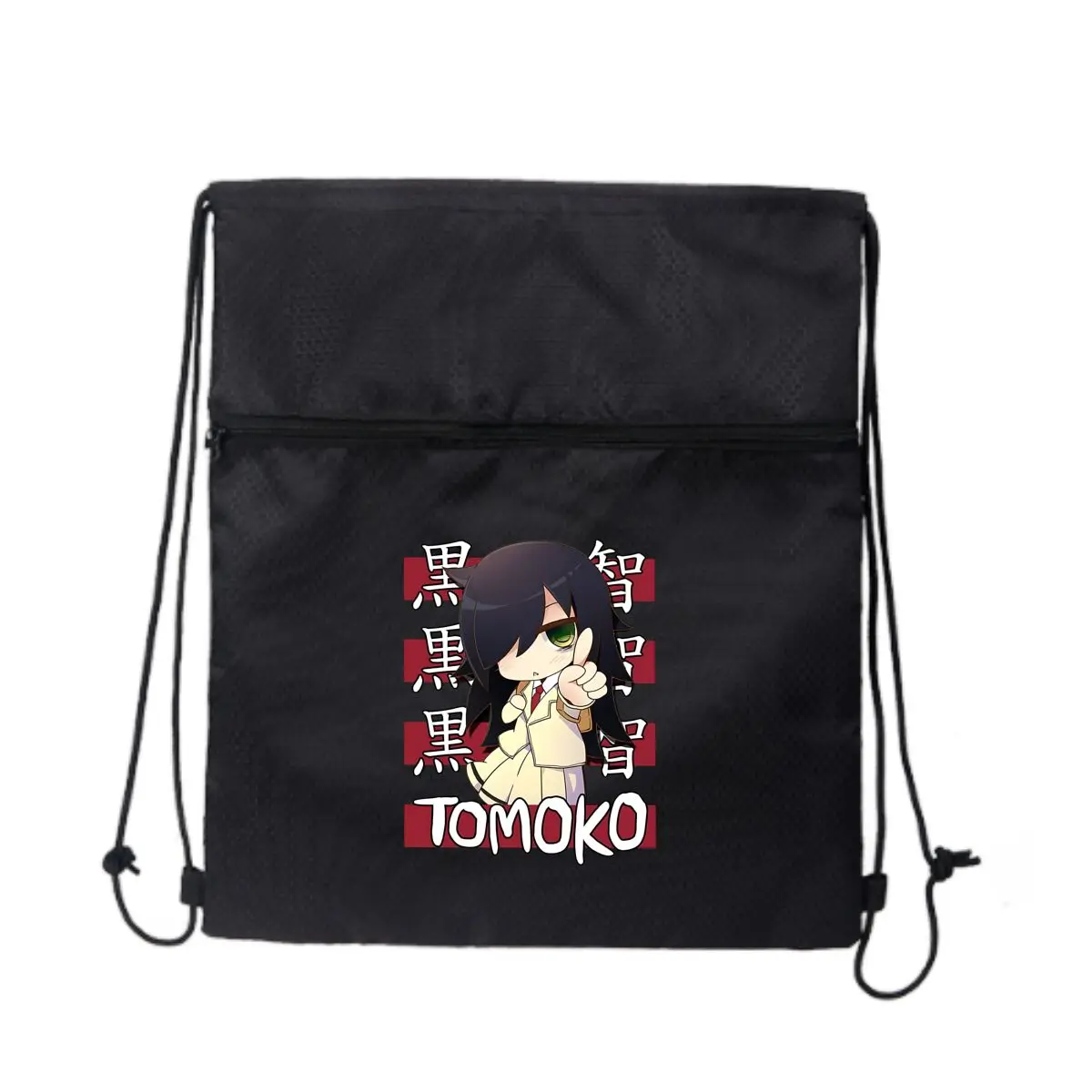 

Милый стильный рюкзак Tomoko на шнурке, унисекс, школьная спортивная сумка для спортзала