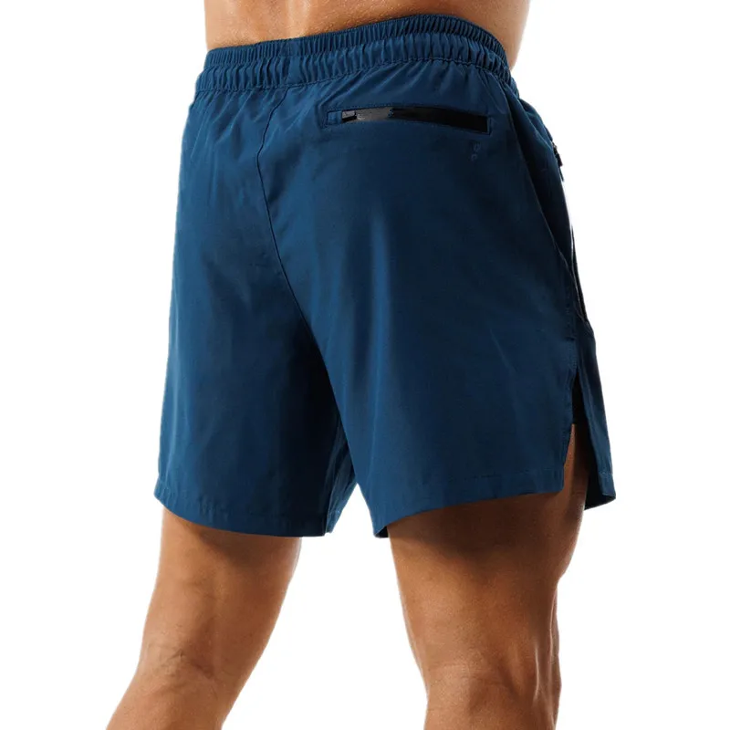 Summer 2024 Gym Jogging Exercise Shorts Men Sports Fitness Quick-drying Double-layer Two-in-one Running Shorts