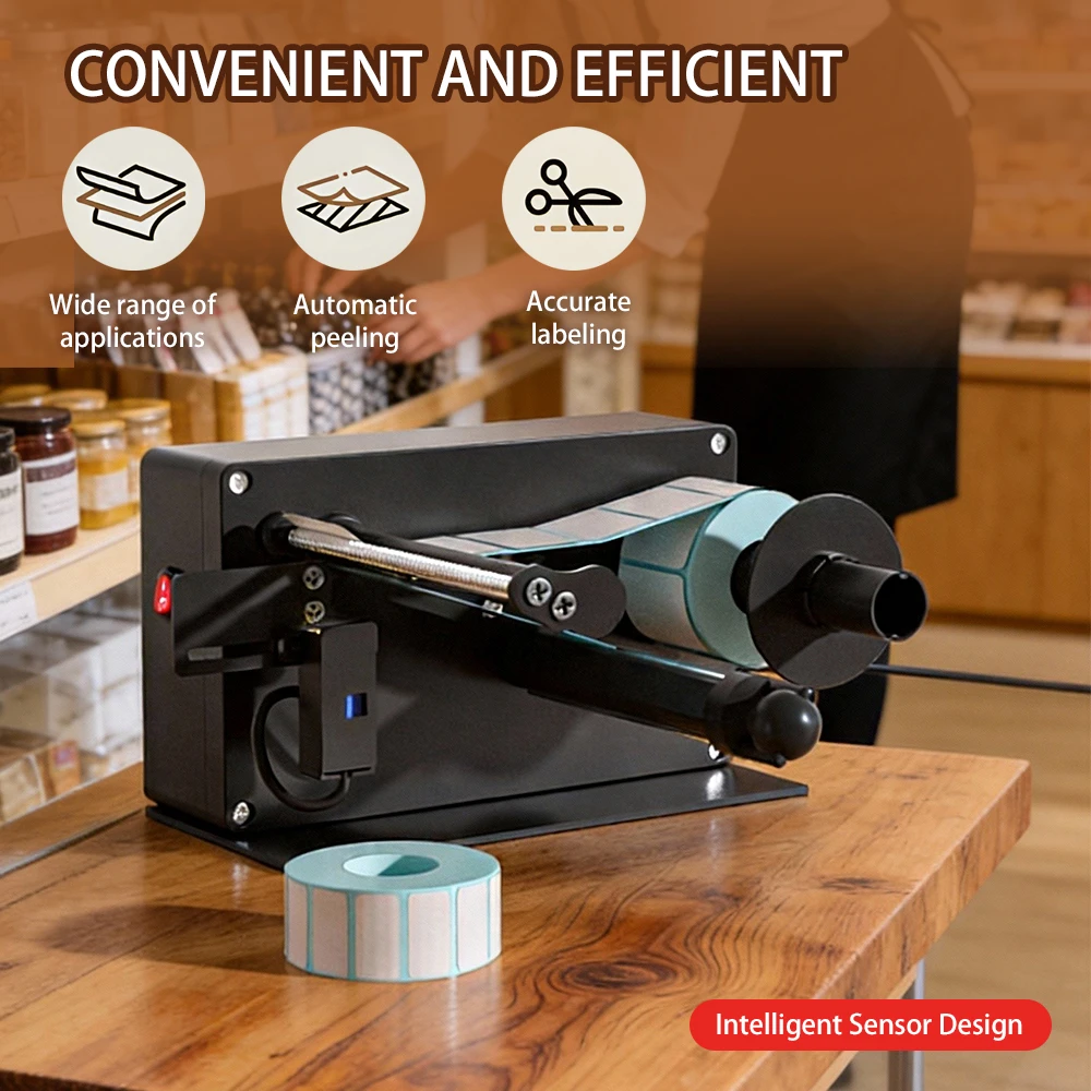 

Этикетка для очистки этикеток, небольшой диспенсер для этикеток, электрическая машина для очистки этикеток, прочный автоматический USB-дисплей для запечатывания этикеток на вынос