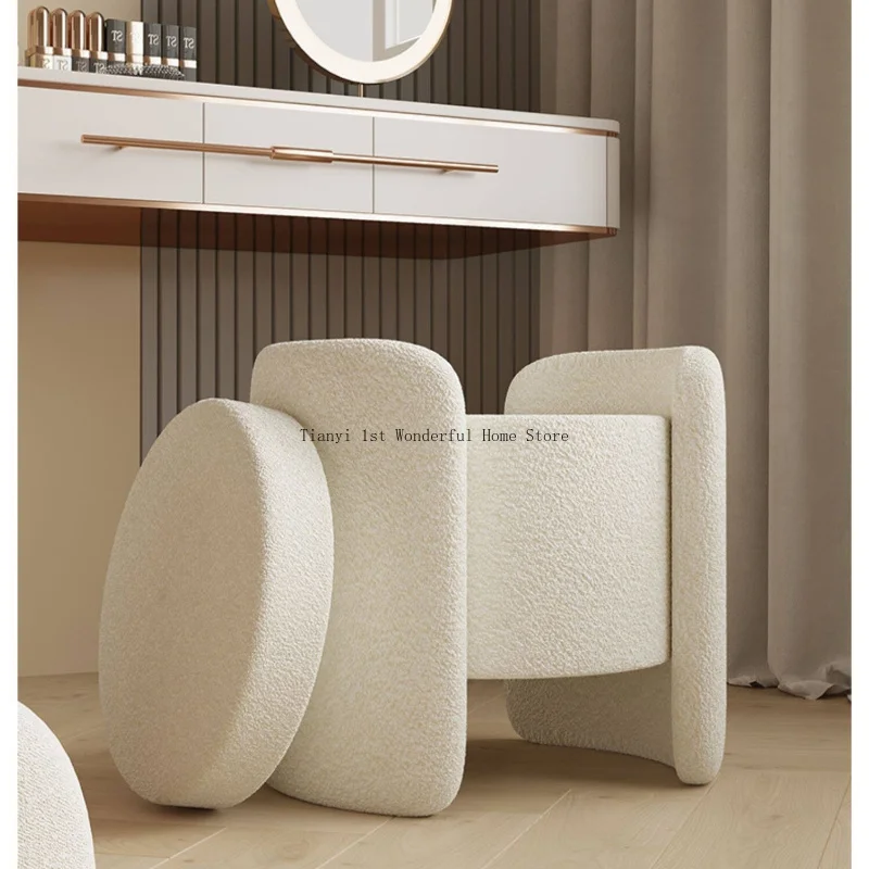 Taburetes de tocador para dormitorio, taburetes de tocador multifuncionales cómodos para el hogar, muebles de madera para el hogar, Bancada De Maquillaje MH40HZD