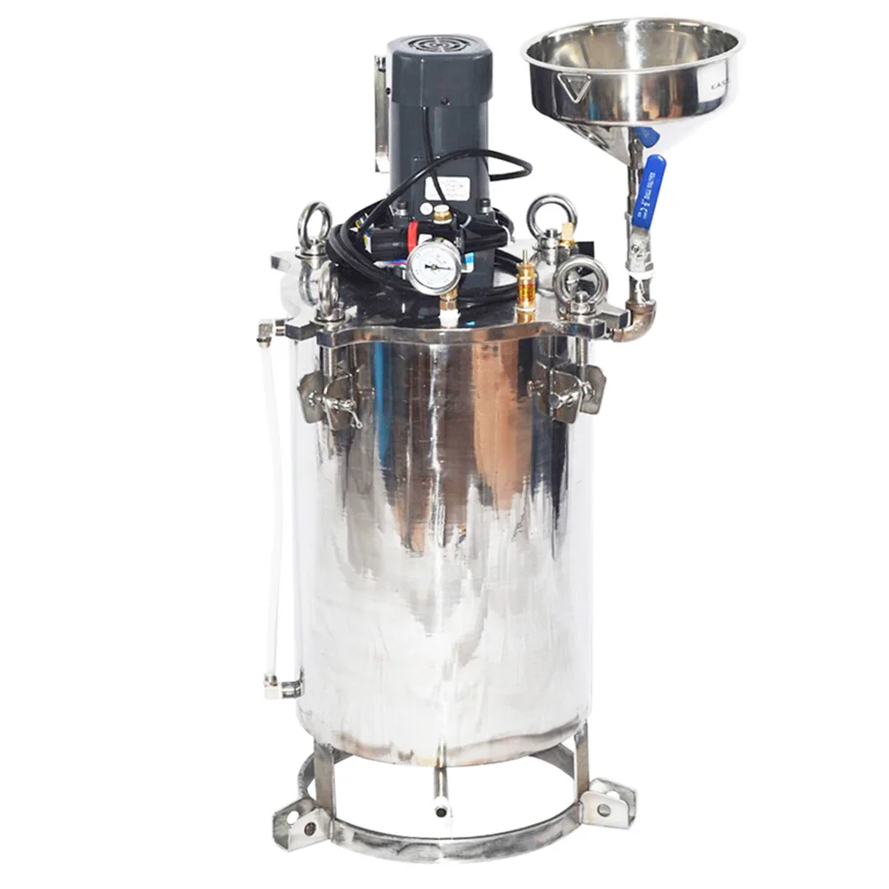 

Pressure Tanks with Electric Mixer Barrel Stainless Steel Funnel Glue Storage Tank Pressure Tank