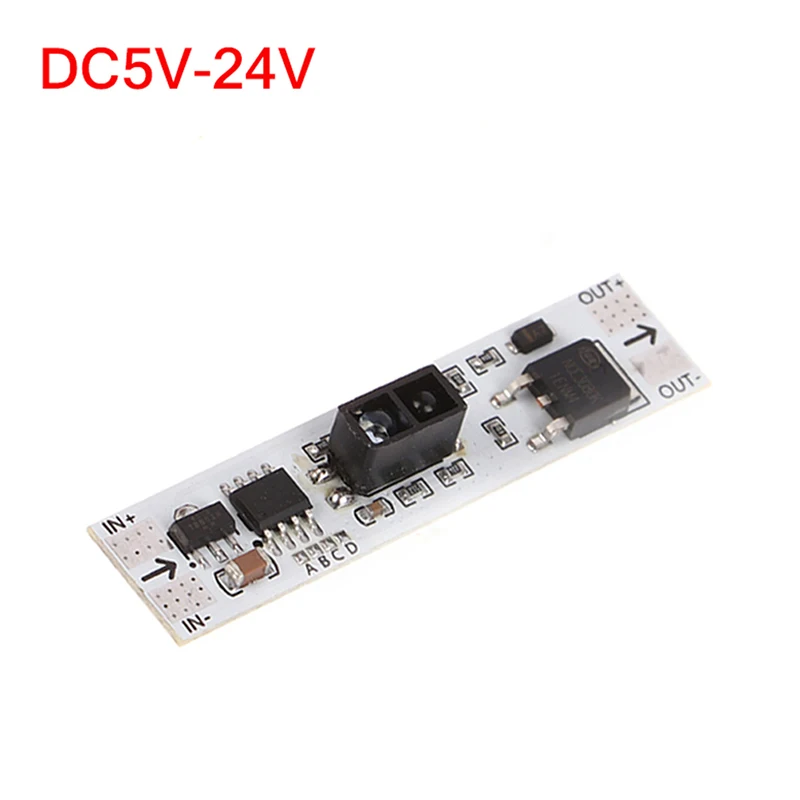 1Pc 5V 12V 24V 72W Dimmable Sensor Hand Wave Dimmer PIR for Touch Switch Module  for Kitchen Cabinet LED Lights