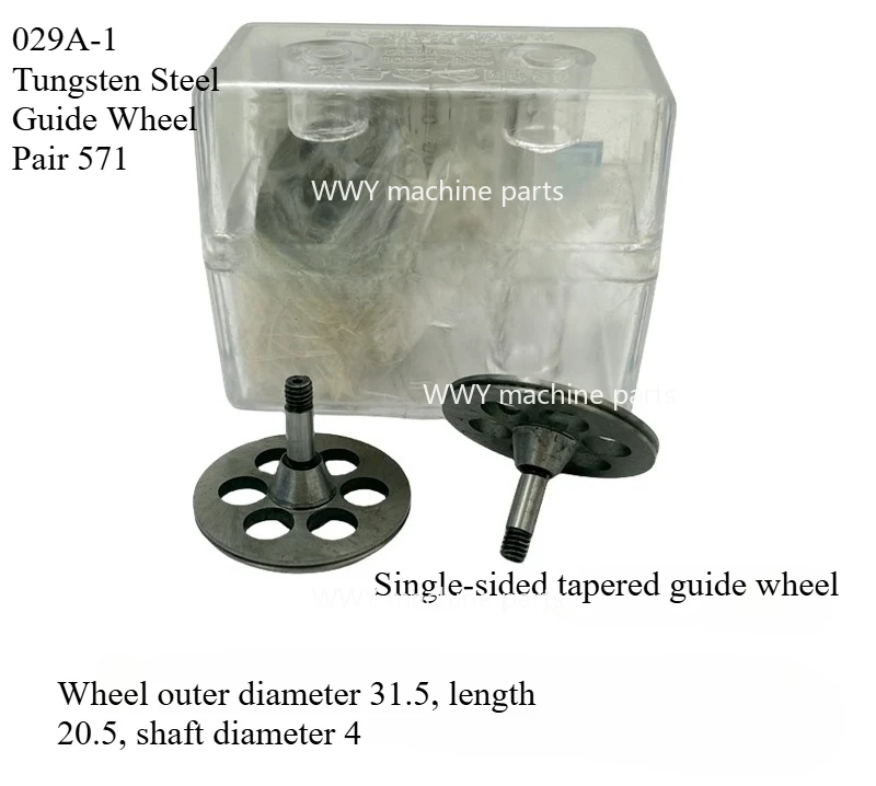 

Suitable for Wire Cutting 571 Guide Wheel 029A-1 Tungsten Steel Guide Wheel Wire Wheel Outer Diameter 31.5 Unilateral Taper