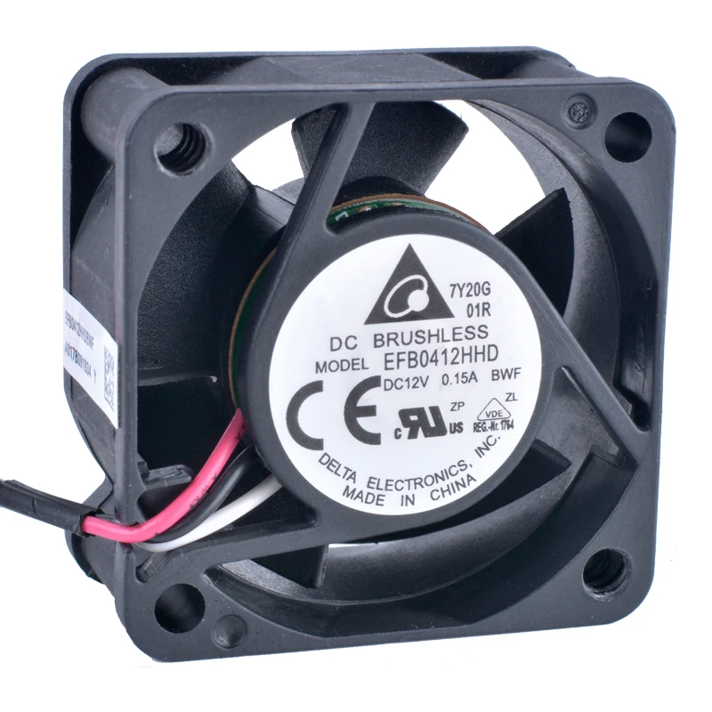 EFB0412HHD 4020 4cm 40mm fan 40x40x20mm 12V 0.15A Double Ball Bearing H3C 3600 5600 Switch s5500 Fan