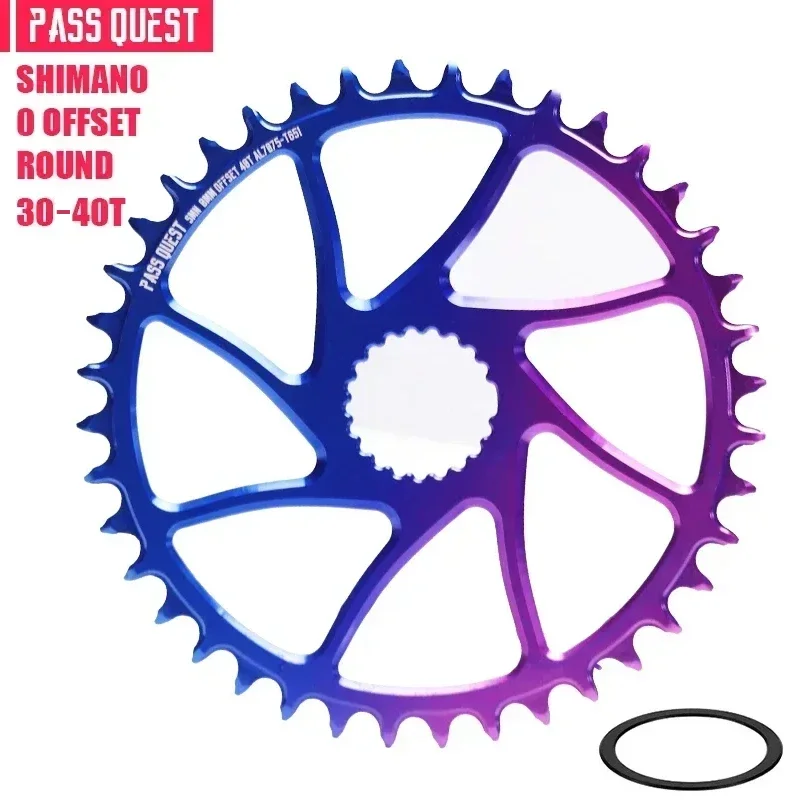 PASS QUEST 12S Direct Mount Bike Chainring 30/32/34/36/38/40/42T  Narrow Wide Bicycle Chainwheel for M7100 M8100 M9100 Crankset