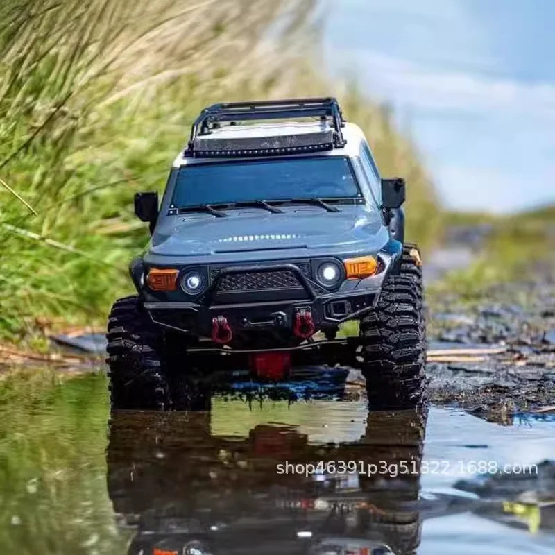 RGT EX86120 Skala 1:10 Truk RC Crawler 4WD Off-Road dengan Sasis Logam & Peredam Kejut Oli Mobil Remote Control Profesional untuk Hadiah Ulang Tahun