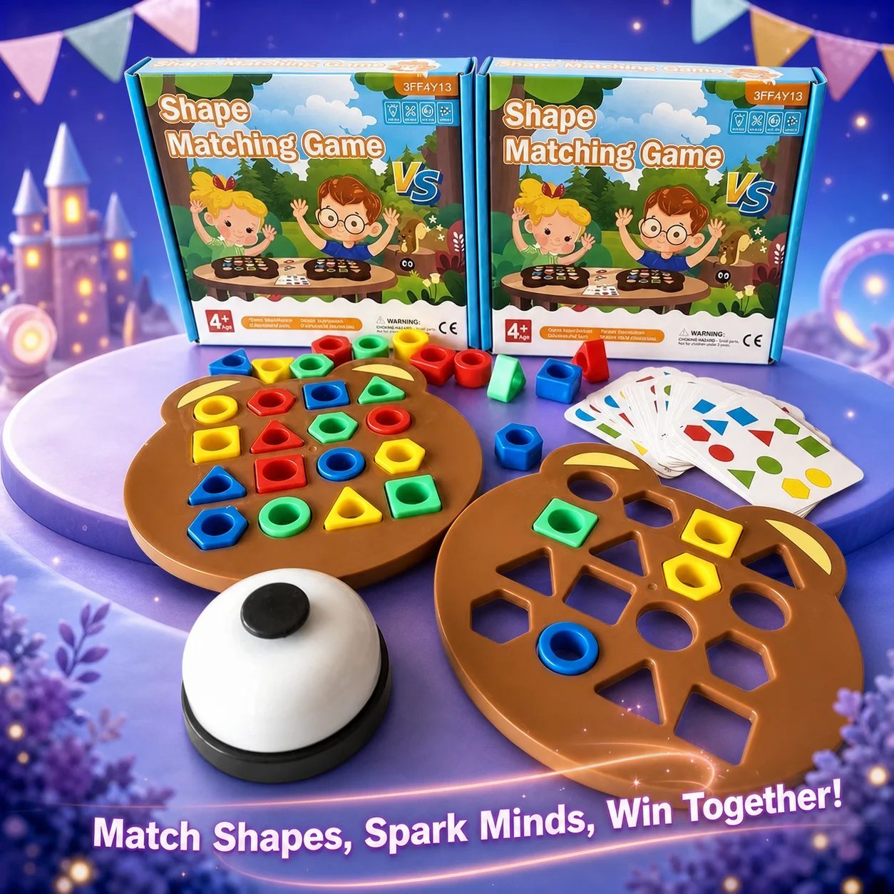 Kids Toys Variety - Montessori Geometrisches Formensortierspiel Holzpuzzle Lehrreiches Kognitions-Trainingsspiel