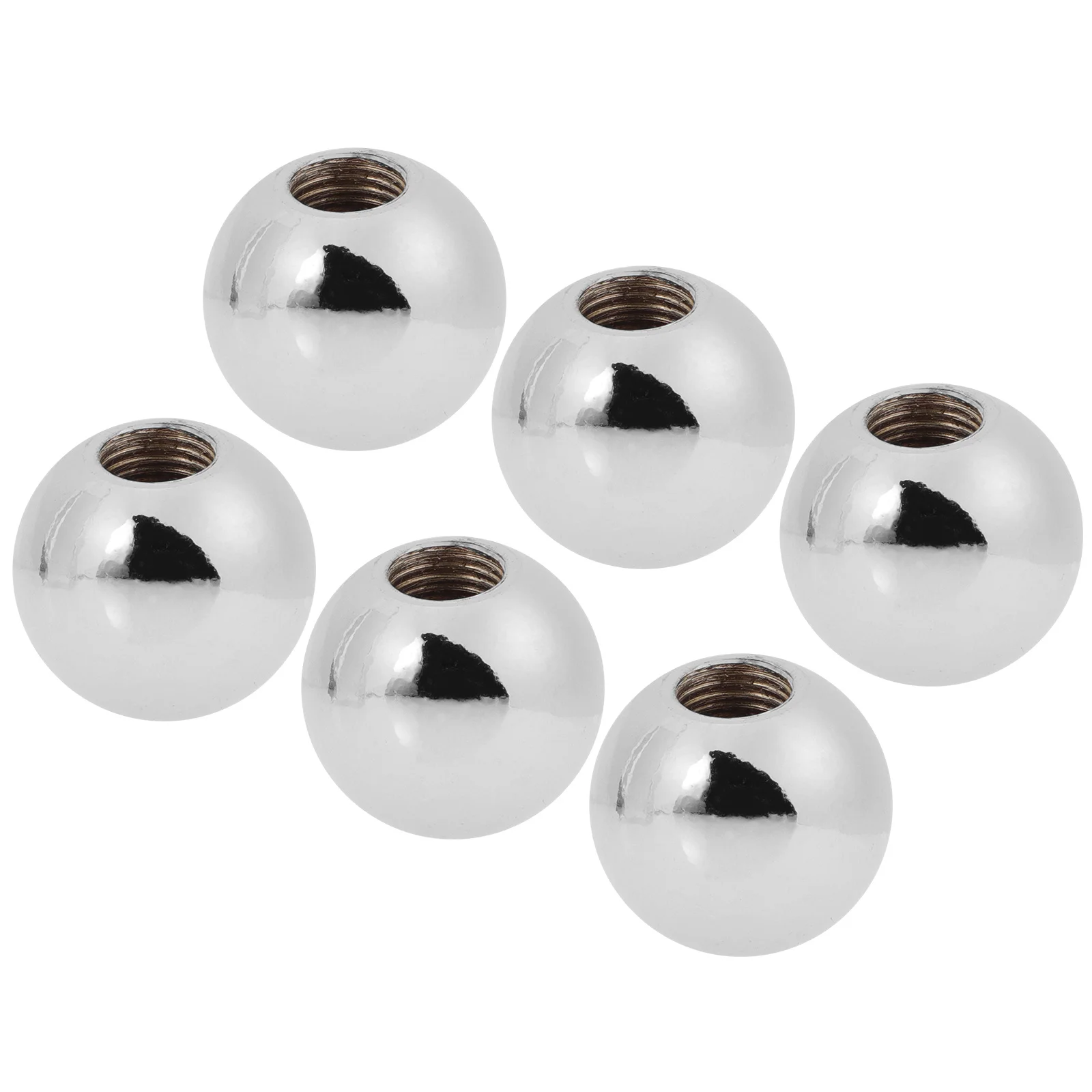 

6Pcs Ball Shape Finial Decor for Lamp Shade - Premium Lamp Knob Decoration Suitable Table Floor Lamps Modern Simple Style