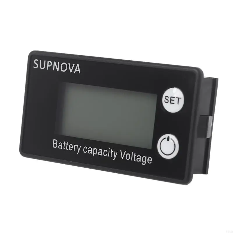 Battery Capacity Tester for 7-68V Acid Lithium LiFePO4 Car Motorcycle Voltmeter Gauge 12V 24V