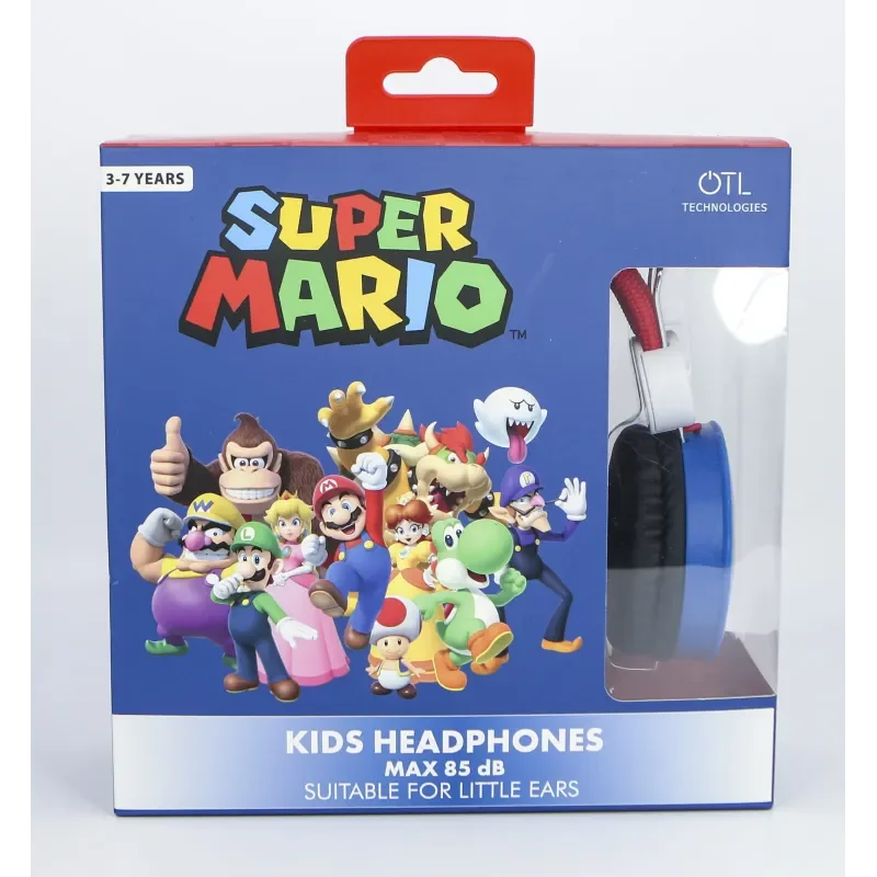 MediaMarkt Fr-Tec Auriculares Infantiles, Super Mario Niños Headphones, Diadema, Cable Jack 3.5Mm, Azul - Imagen 5