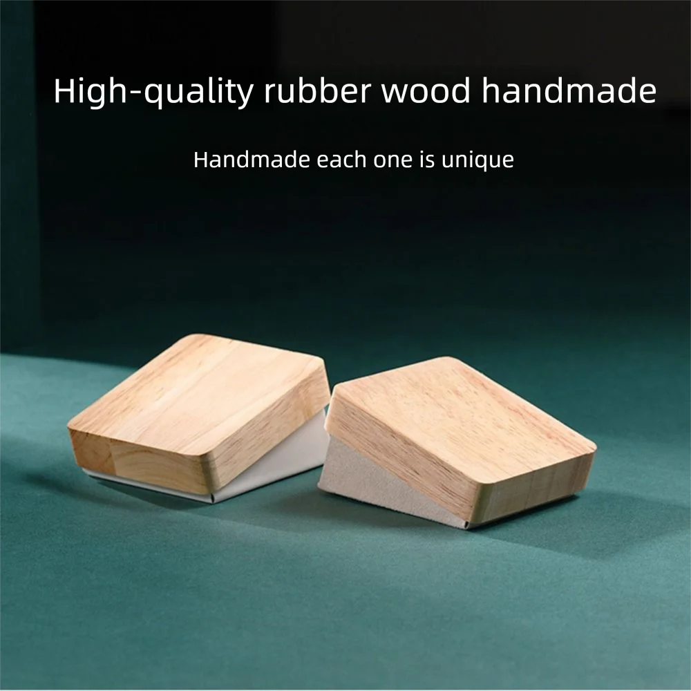 

PU Leather/Velvet Wooden Necklace Display Stand Handmade Space Saving Jewelry Pendant Holder Portable Smooth