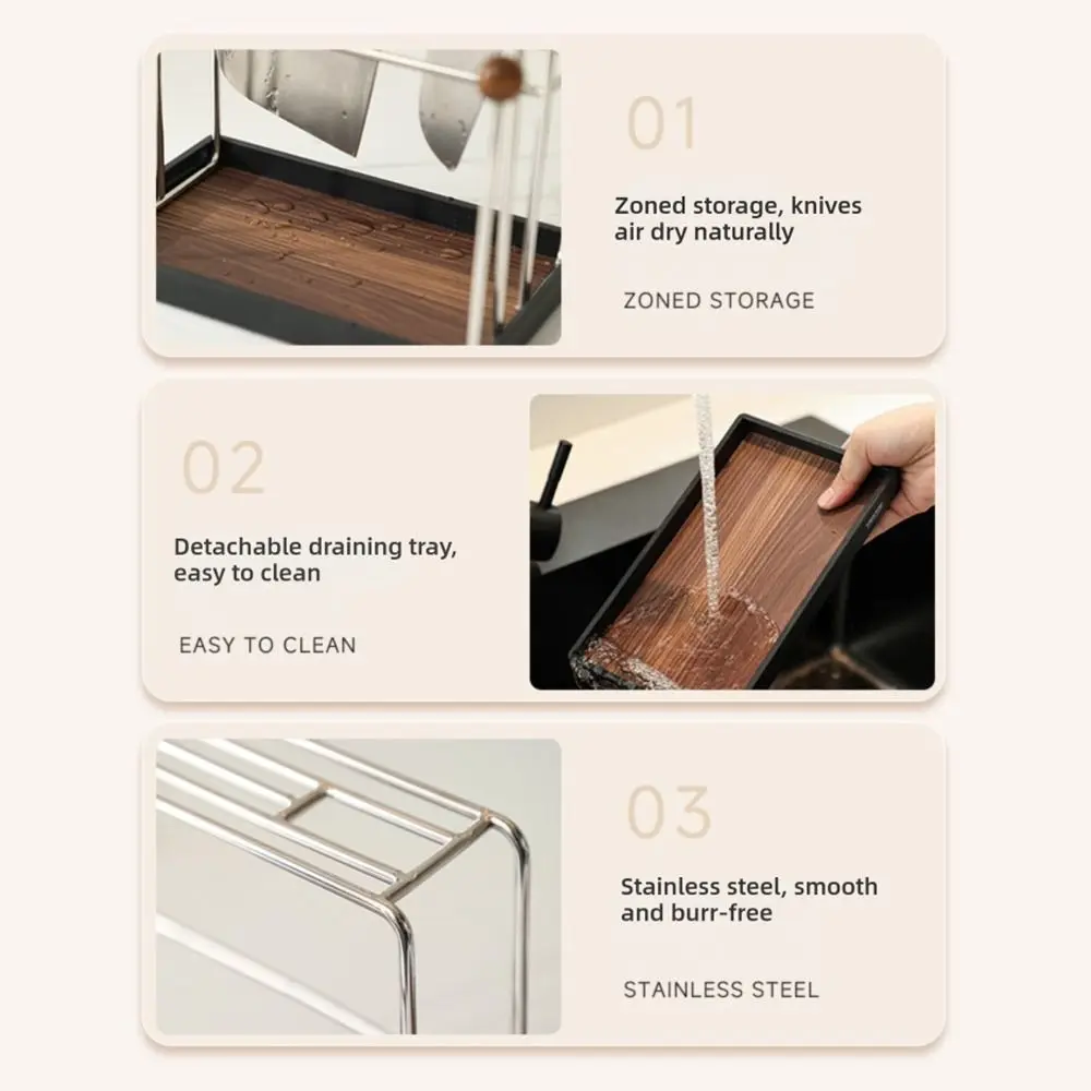 

Многофункциональный держатель разделочной доски из нержавеющей стали с сливной доской, держатель для кухонных инструментов, нержавеющая компактная полка для посуды