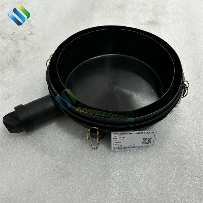 600-184-1420 PC228 PW180 قطع غيار ماكينات البناء غطاء مرشح الهواء للحفارة