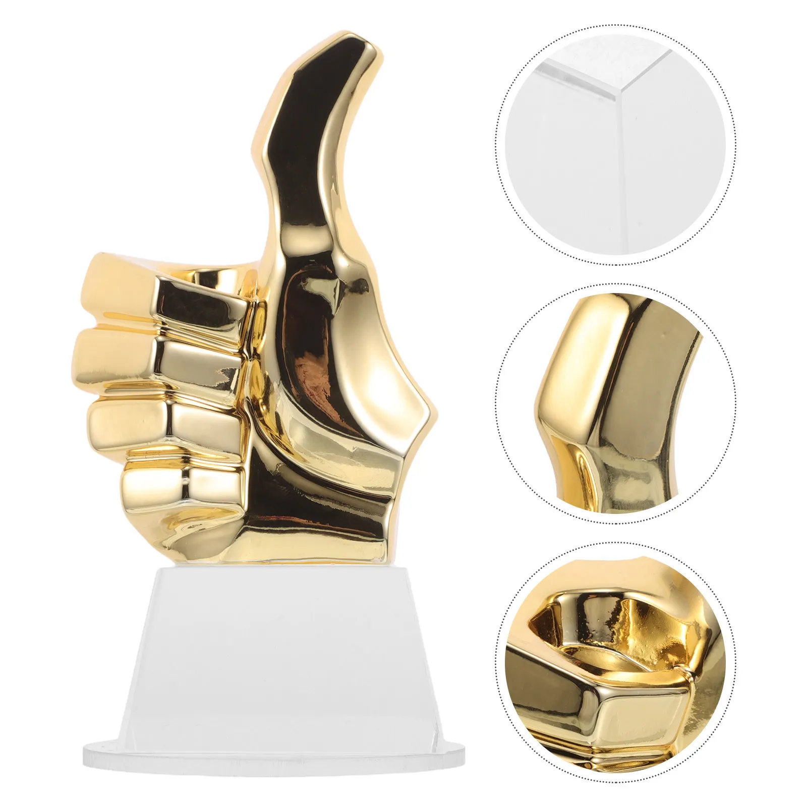

Children Trophy Crystal Thumb Up Award Cup For Participation Trophy Small Mini Recognition Awards School Sports Dance