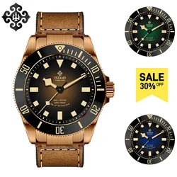 New IXDAO Limited Edition 39mm Bronze Diver Watch Fashion Luxury Sapphire PT5000 Automatic Mechanical Watch BGW-9 Waterproof 200