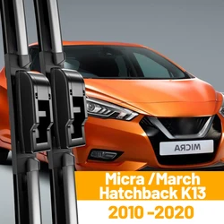 Wiper Front Wiper Blades For Nissan Micra March K13 2010-2020 2011 2012 Windshield Windscreen Window 21