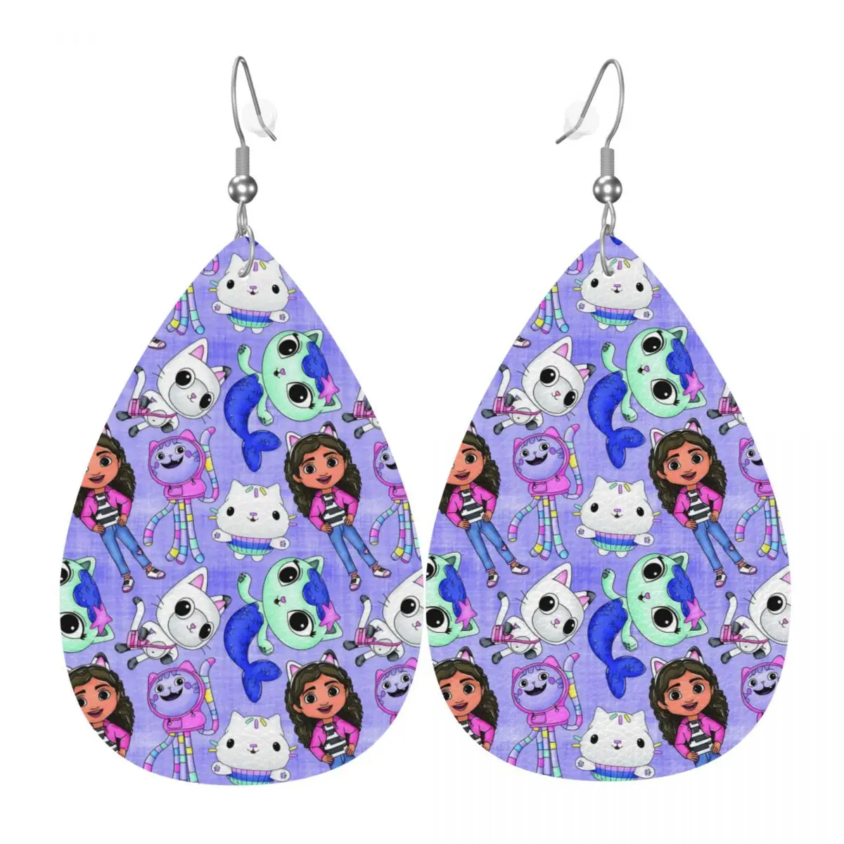 

Custom G-Gabbys Dollhouse Leather Earrings for Women Teardrop Dangle Earrings Jewelry Accessories