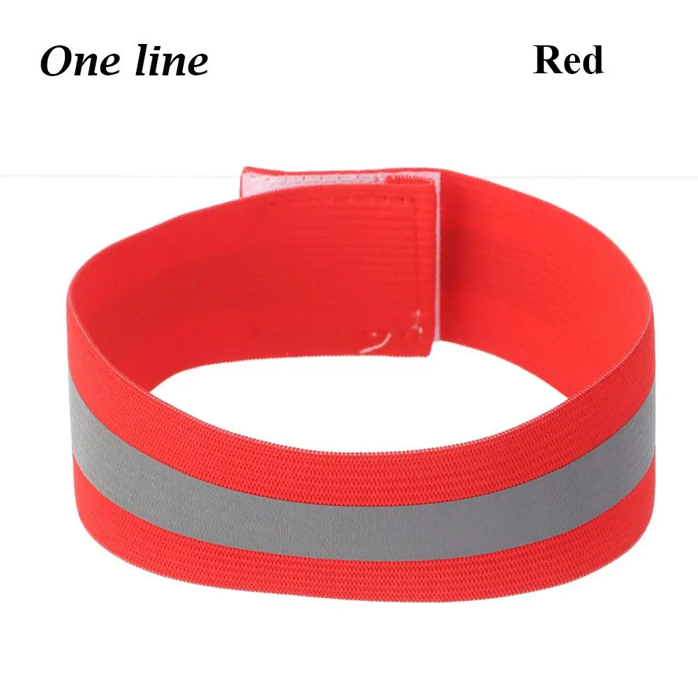 High Quality Reflector Wristband Fishing Accessories Warning Armband Cycling Reflective Strips Sport Tape Bike Safety Alert