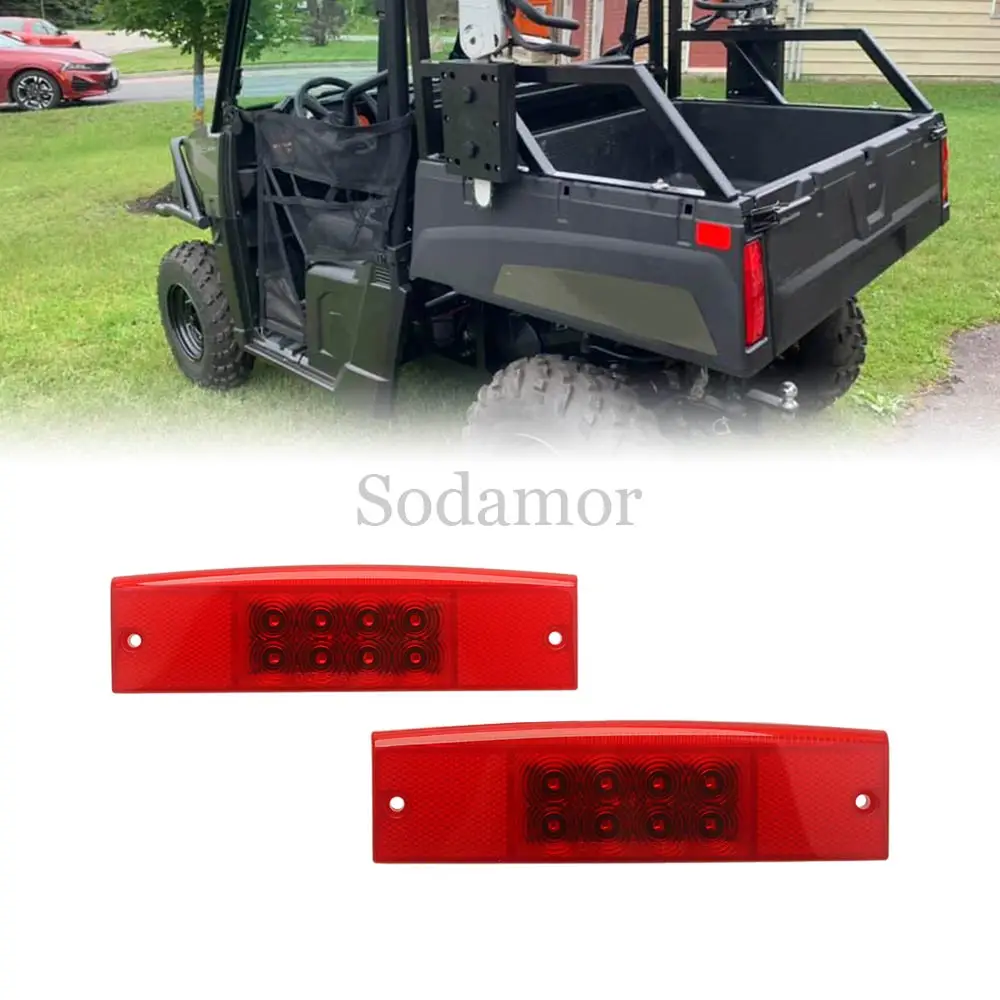 

1 Pair LED Rear Tail light Left & Right UTV Brake Tail Lamps for Polaris Ranger 400 500 570 800 EFI 2011-2023 Replace #2411450