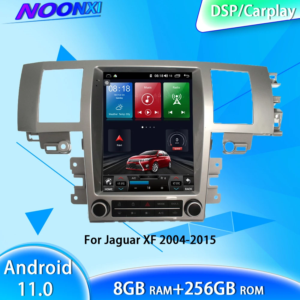 

For Jaguar XFXFL 2004-2015 Car Radio Phone Stereo WIFI Bluetooth Multimedia Player GPS Navigation Carplay Android 116+128G 2DIN