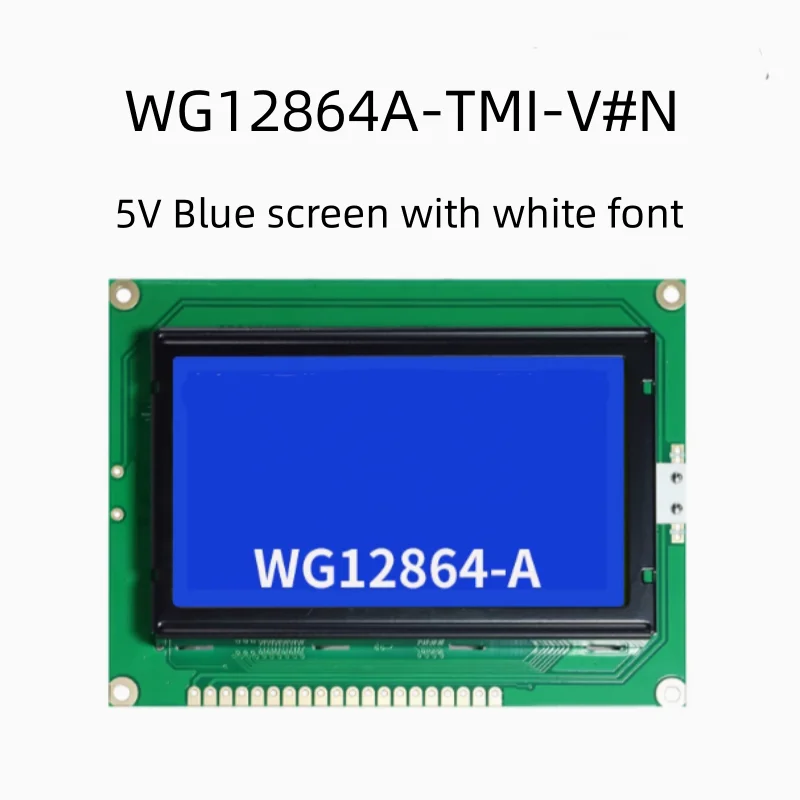 

1PCS WG12864A New original display module LCD12864 monochrome dot matrix LCD yellow screen parallel port