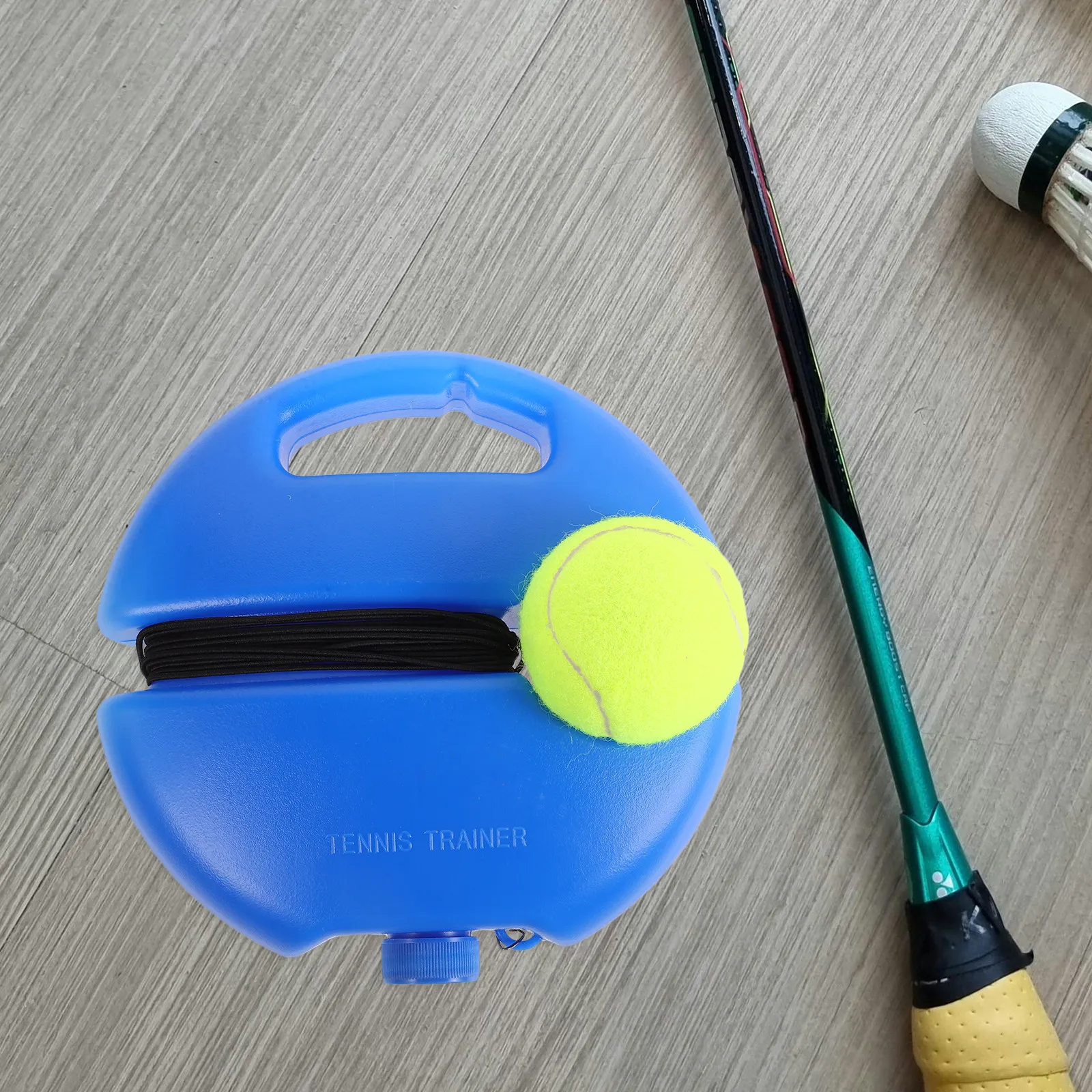

1Set Tennis Trainer Set Portable Training Aid Baseboard Non-Slip Rubber Self Training Tool Equipment for Beginners and