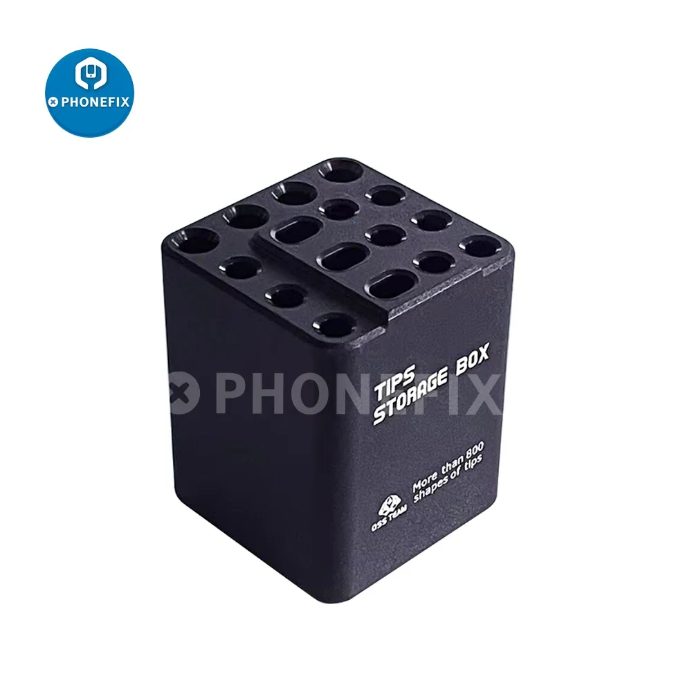 Imagem -02 - Dicas de Ferro de Solda Caixa de Armazenamento Vários Núcleo de Aquecimento Organizador Portátil para Reparação Suporte de Aquecedor de Solda T12 Jbc T210 T245 C115