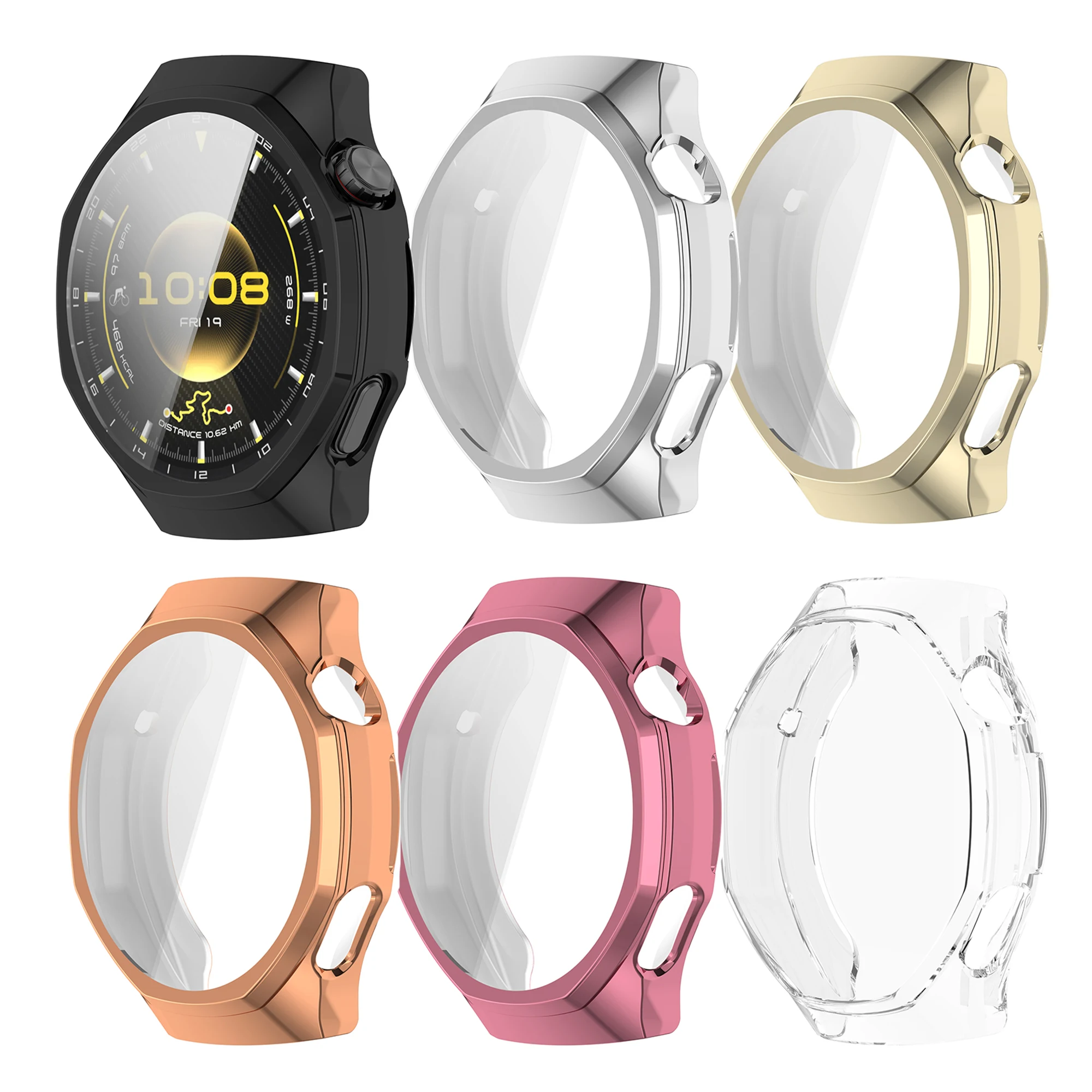 حافظة واقية من مادة TPU لساعة Huawei Watch GT6 Pro مقاس 46 ملم وغطاء ممتص للصدمات بإطار كامل الشاشة #1