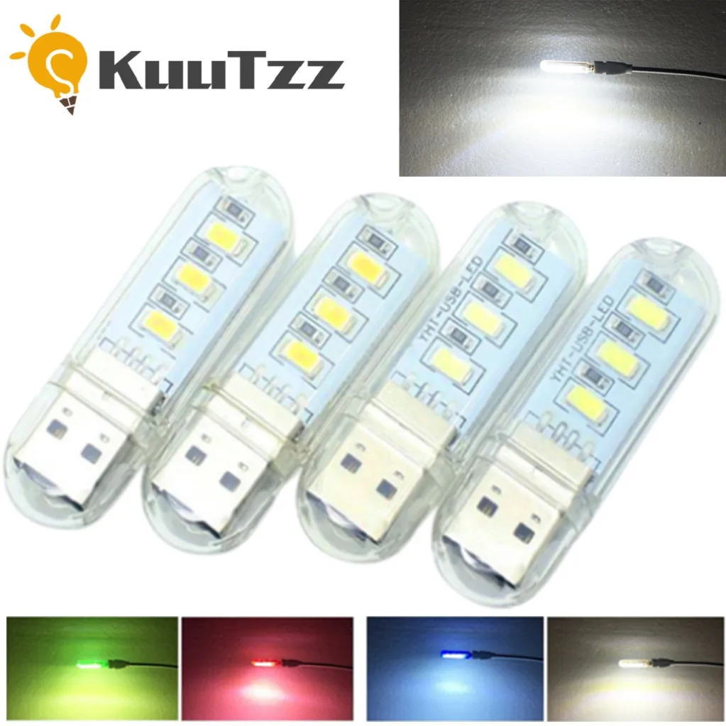 Mini USB Plug Lamp Ultra Bright  USB Night Light Book Lamps LED Eye Protection Reading Book Light for Computer Power Bank Laptop