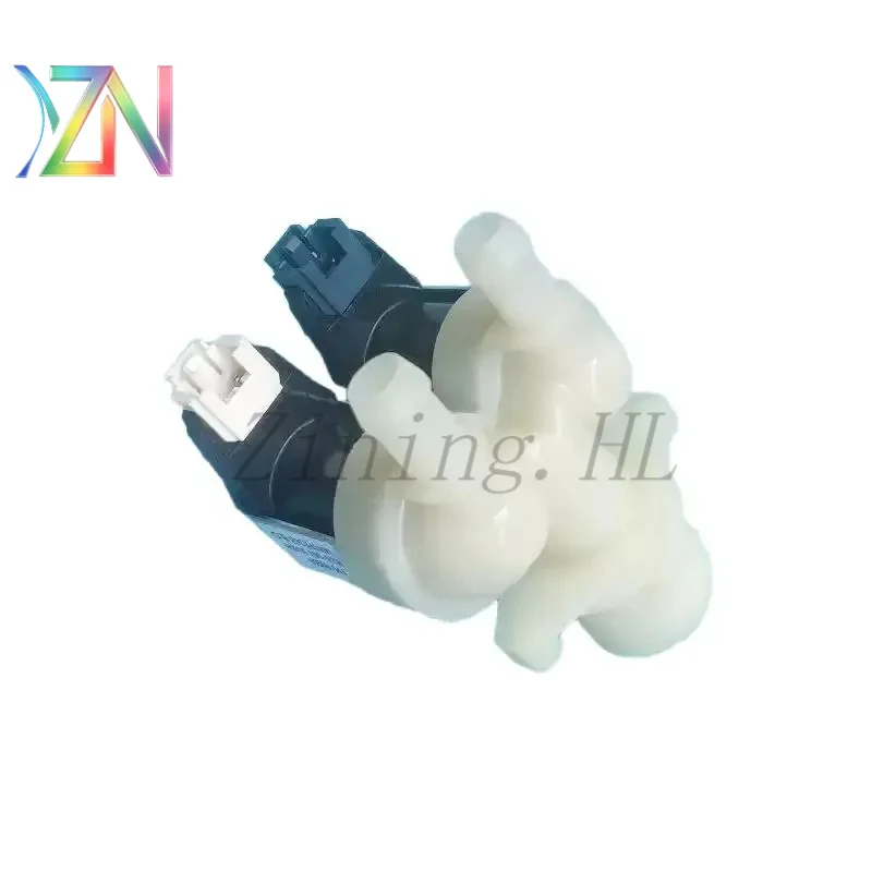 Dual solenoid valve with one inlet and two outlets for drum washing machinesfor Jinling/Meiling/Beko and Electrolux
