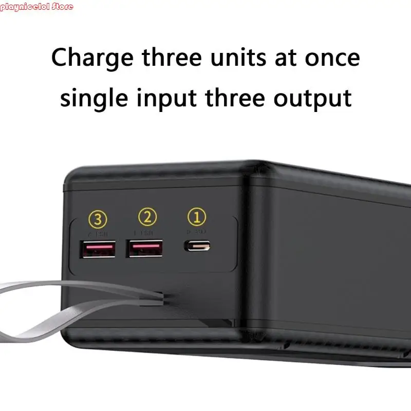 e8ba DIY 18650 بطارية شحن محول العلبة قابلة للفصل DIY CASE مع LED LED USB C