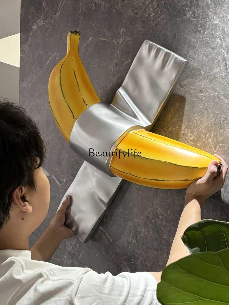 Banana Wall Decorations Pendant Art Designer Creative Decoration Background Wall Hallway