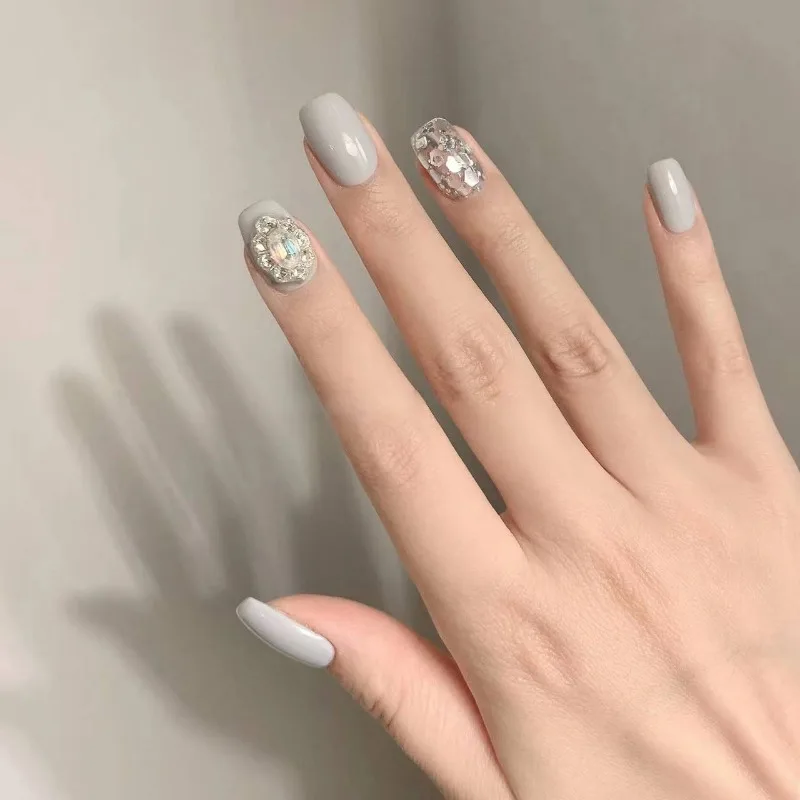 Internet Celebrity Korean BigSequinsFlashing Nail Accessories Fresh Fruit Green Mermaid Princess Fine Glitter Patch Nail Sequins