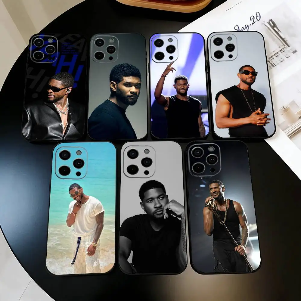 

Cool singer U-Usher Phone Case Silicone Soft For IPhone 17 16 15 14 13 12 11 X XR Plus Pro Max Plus