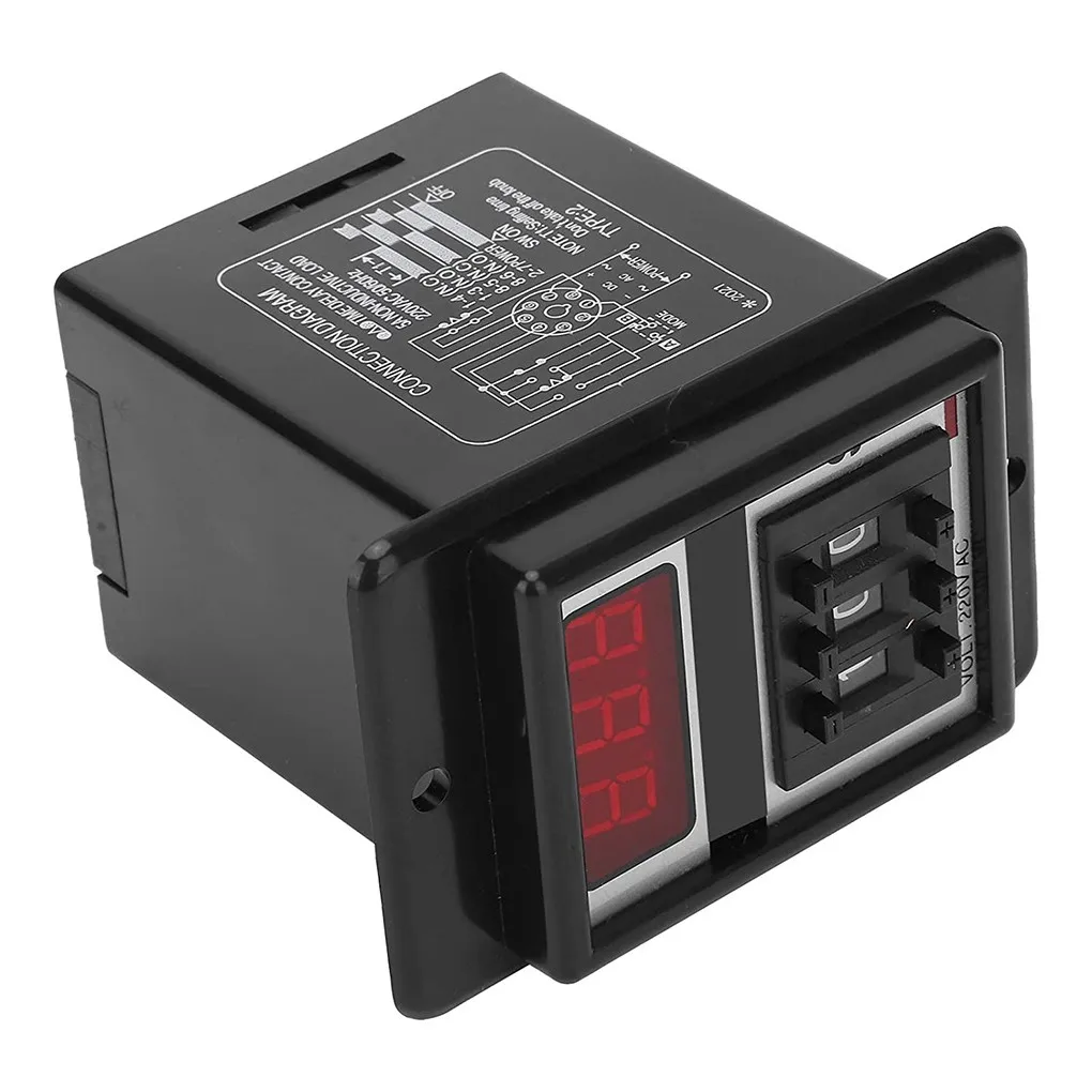 Versatile ASY 3D AC 220V Power on Delay Timer Time Relay Flexible Control Mode & Low Working Power Consumption