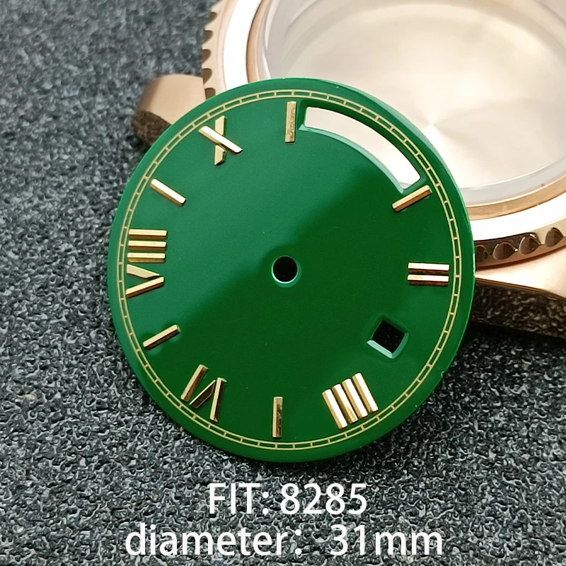 31MM DIAMETER SINGLE DATE STERILE WATCH DIAL MODIFIED DIAL FOR 8285 MOVEMENT ACCESSORIES WATCH PARTS WATCH PARTS