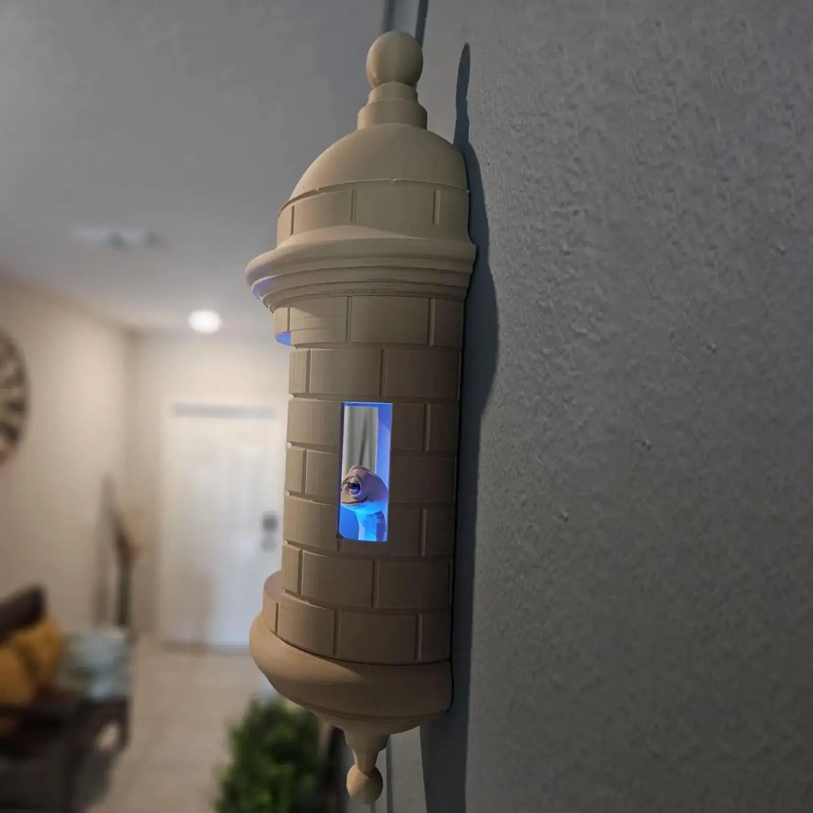 

Креативный настенный светильник с 3D принтом лягушки, бесшумный сидячий светильник для медитации, светодиодный атмосферный светильник, настенный светильник для спальни, прикроватный настенный декор