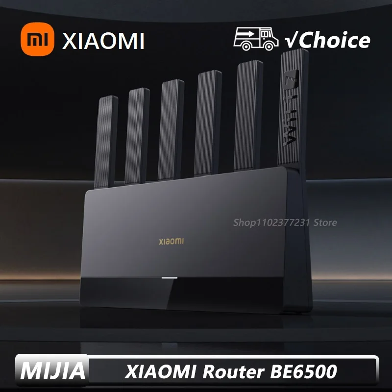 

Маршрутизатор Xiaomi BE6500 Wi-Fi 7, 4 ядра, 2,5G Ethernet-порт, LOT, интеллектуальная сеть с сеткой, MLO, двухдиапазонное управление через приложение Mijia