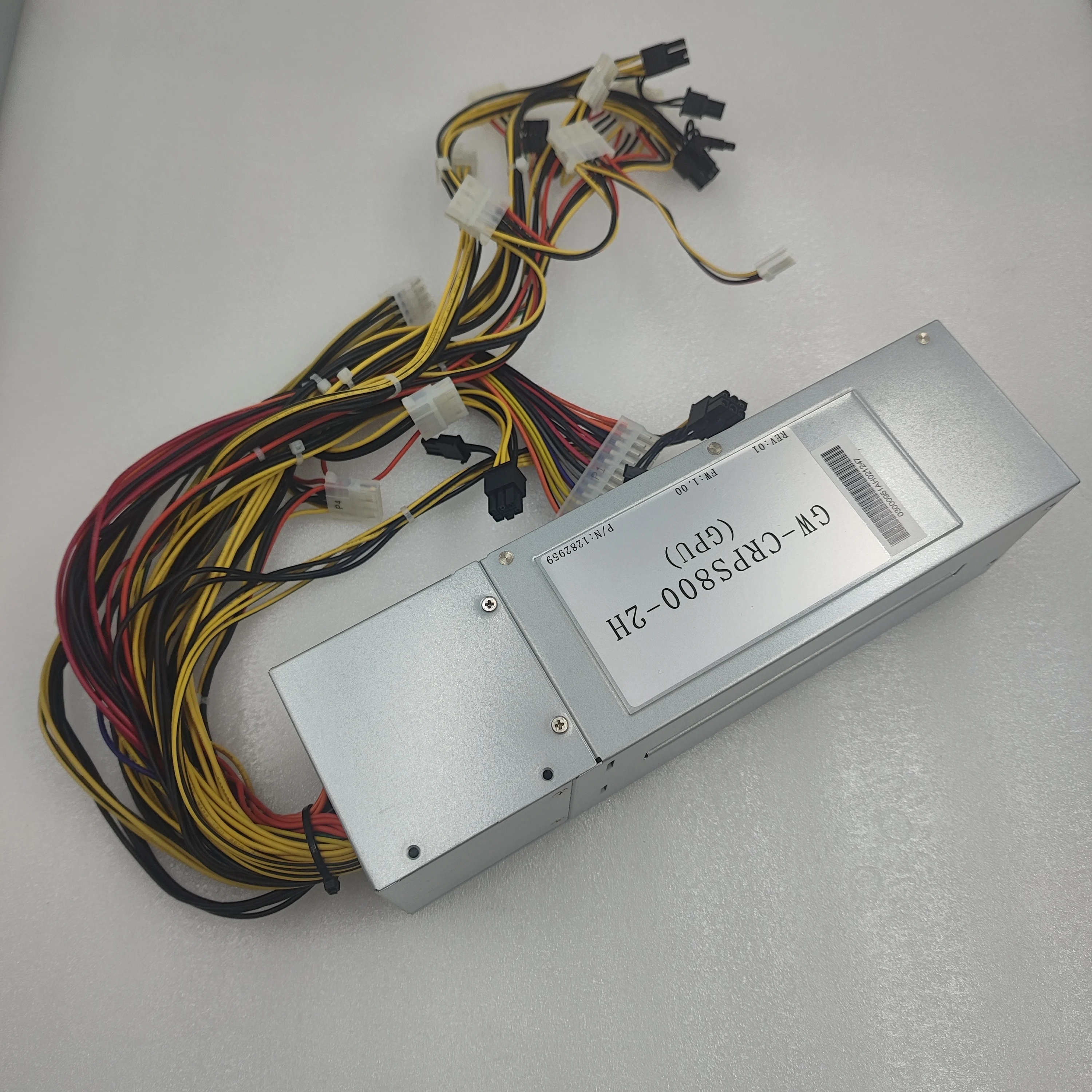 กรอบแบคเพลน GW-CRPS800-2H พาวเวอร์ซัพพลายพร้อม8PIN 2XCPU 4xgpu 6 + รองรับ2PIN 550W 800W 1200W 1300W โมดูลไฟ